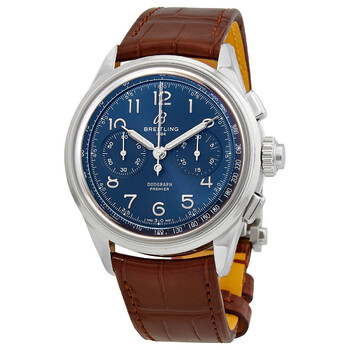 Premier B15 Duograph Chronograph Hand Wind Blue Dial Men's Watch AB1510171C1P1