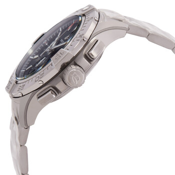 Super Avenger 46 Chronograph Automatic Black Dial Men's Watch EB0148101B1E1