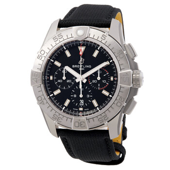 Super Avenger 46 Chronograph Automatic Black Dial Men's Watch EB0148101B1X1