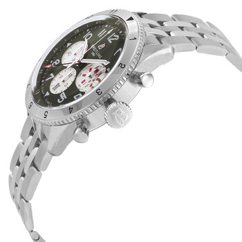 Super Avi Chronograph Automatic Chronometer Green Dial Men's Watch AB04452A1L1A1