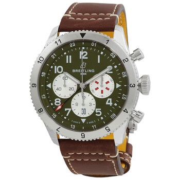 Breitling Chronograph Automatic Green Dial Watch A233802A1L1X1