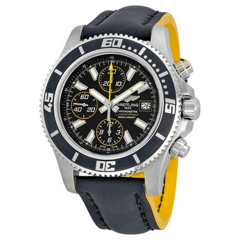 Superocean Chronograph II Black Dial Men's Watch A1334102-BA82BKYLT Superocean Chronograph II Black Dial Men's Watch A1334102-BA82BKYLT