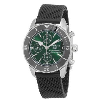 Superocean Heritage Chronograph Automatic Chronometer Green Dial Men's Watch A13313121L1S1