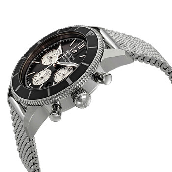 Superocean Heritage II Chronograph Automatic Chronometer Black Dial Men's Watch AB0162121B1A1