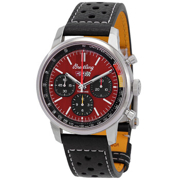 Top Time B01 Chevrolet Corvette Chronograph Automatic Chronometer Red Dial Men's Watch AB01761A1K1X1