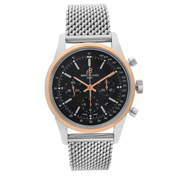 Transocean Chronograph Automatic Chronometer Black Dial Men's Watch UB015212-BC74SS