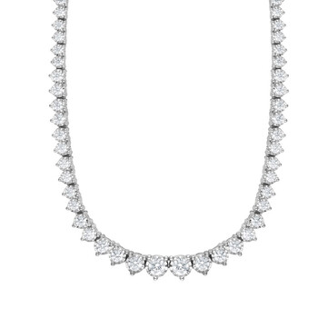 14KT White Gold 3.00 Carat Lab Grown Diamond Necklace for Women LGD-KN18074-GW2-S2