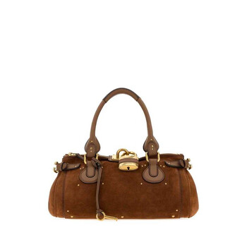 Chloé Chloé Mud Leather Paddington Shoulder Bag CH25WS802P75 036