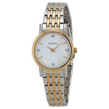 Bulova Regatta Quartz White Dial Ladies Watch 98L264  display picture 3