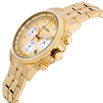 Classic Chronograph Quartz Champagne Dial Men's Watch 97B217