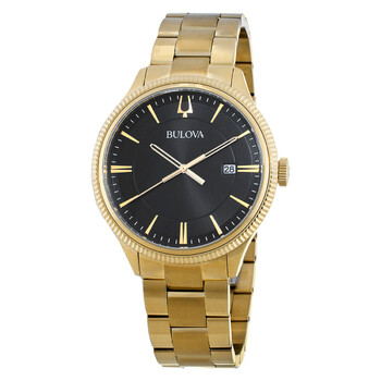 Classic Quartz Black Dial Men's Watch 97B228