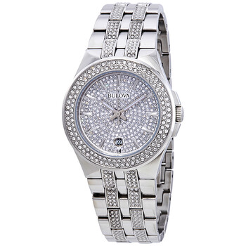 Crystal Pave Men's Watch 96B235