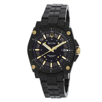 Icon Quartz Black Dial Men's Watch 98B408
