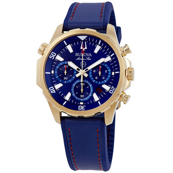 Marine Star Chronograph Blue Dial Men's Watch 97B168