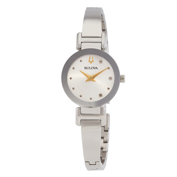 Bulova Regatta Quartz White Dial Ladies Watch 96L275  display picture 2