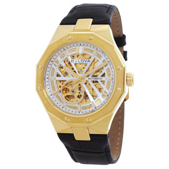 Bulova Classic Sutton Automatic White Dial Men's Watch 97A138