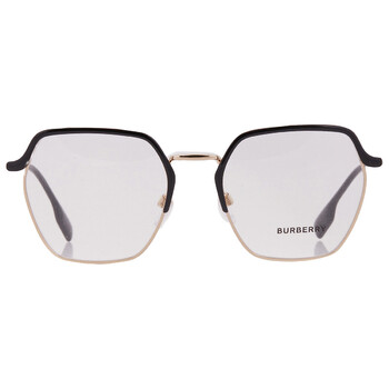 Burberry Demo Irregular Ladies Eyeglasses BE1371 1005 52
