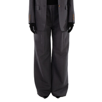 Kenzo Plaid Tailored Wide Leg Pants, Brand Size 34 (US Size