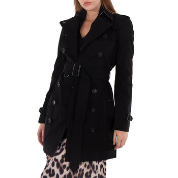 Burberry Black Sandringham Long Double-breasted Trench Coat, Brand