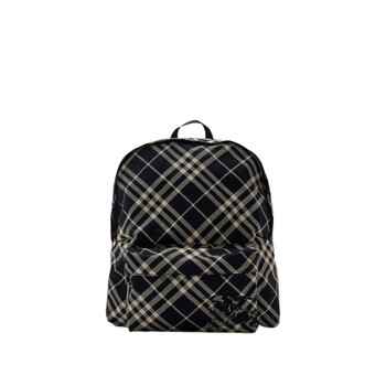 Burberry Black / Calico Men's Essential Check Backpack 8092013