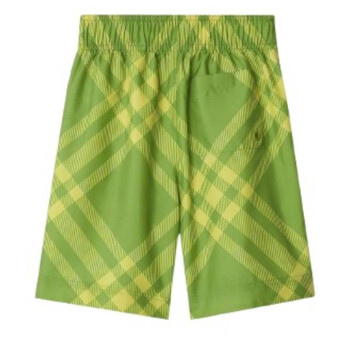 Boys Malcolm Check-Print Swim Shorts