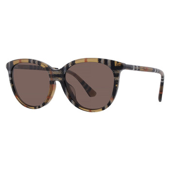 Brown Butterfly Ladies Sunglasses BE4455F 416373 55