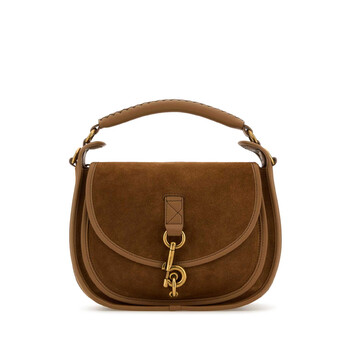 Brown Suede Handbag 8120779