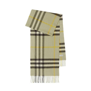 Burberry Vintage Check Printed Frayed-Edge Scarf 8090751