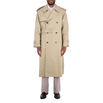 BURBERRY アイボリー ダブルブレストコート 140A Burberry Kensington Double-Breasted Trench Coat | Saks Fifth