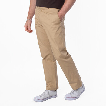 Saint Laurent Relaxed Slim Cotton Pants, Waist Size 33