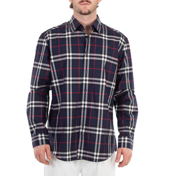 Caxton Vintage Check Print Button Down Shirt
