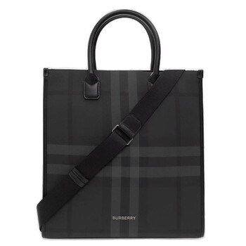 Burberry Black Check Jacquard Weekend Bag 8083440 5045705303563