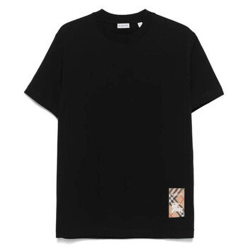 Burberry Embellished Crystal Oak Leaf Crest Cotton T-Shirt, Size X