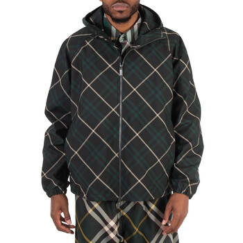 ZIPPERED CHECK JACKET - Blue | ZARA United States