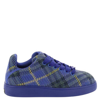 Burberry Check Knit Box Low-Top Sneakers, Brand Size 36 ( US Size
