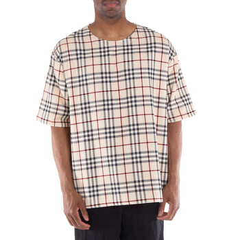 BURBERRY 大人気 Contrast Stripe Cotton Oversized Tシャツ NWT BURBERRY OVERSIZED STRIPE WHITE T-SHIRT SIZE M $510 | eBay