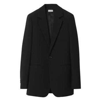 Burberry Double-Breasted Wool-Blend Blazer, Brand Size 52R (US