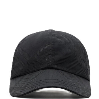 Burberry Check-Print Nylon Blend Baseball Cap, Size Large 8094998