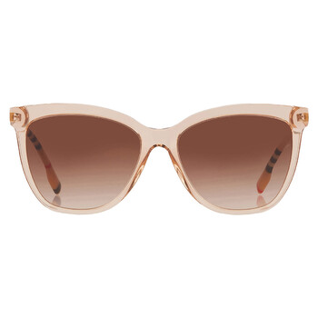 Clare Brown Gradient Butterfly Ladies Sunglasses BE4308 400613 56