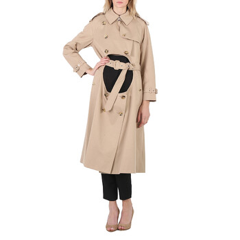 Burberry Cotton Gabardine Step-through Double-breasted