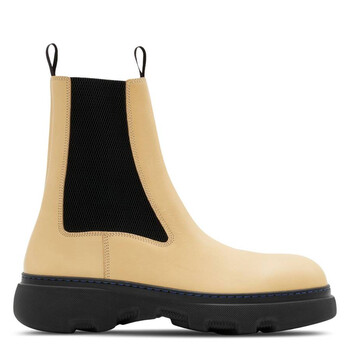 GANNI ブーツ　ゴールド　37 Ganni Gold Metallic Leather Chelsea Boots, Brand Size 37