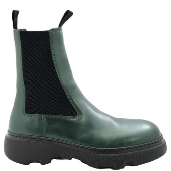 Burberry Leather Scoot Chelsea Boots, Brand Size 40 ( US