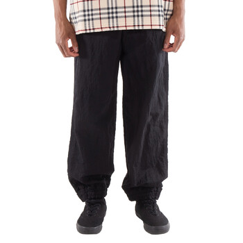 Burberry Tapered Leg Wool Track Pants, Size X-Large 8077760