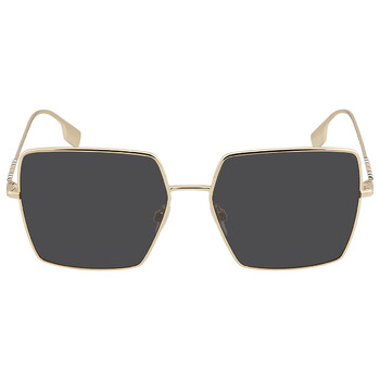 Versace Dark Gray Irregular Ladies Sunglasses VE2248 100287  display picture 3