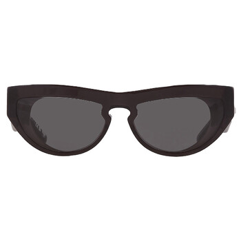 Saint Laurent Black Oval Unisex Sunglasses SL 798 MAXIME 001  display picture 1
