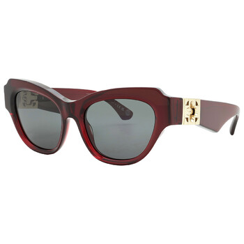 Burberry Dark Grey Square Ladies Sunglasses BE4424 411687 52  display picture 3