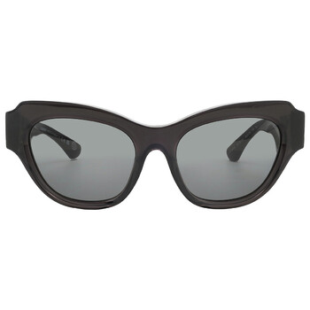 ? - New Authentic Burberry Dark Grey Cat Eye Ladies Sunglasses 0BE4344 Burberry Cat Eye Sunglasses for Women – Dark Grey Frame  main image 3