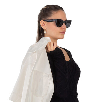 Dark Grey Oval Ladies Sunglasses BE4432U 414787 54 Dark Grey Oval Ladies Sunglasses BE4432U 414787 54