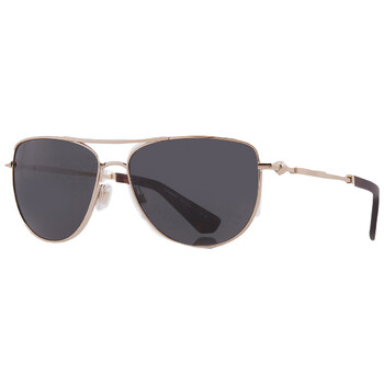 Burberry Dark Grey Pilot Ladies Sunglasses BE3151 131687 60
