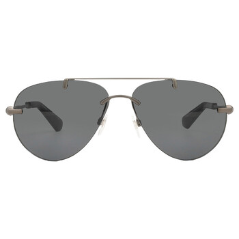 Burberry Dark Grey Pilot Unisex Sunglasses BE3157 131687 59  display picture 2